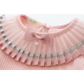 Hot sale new fashion Cute kids clothing sweet pink girls thin sweater children's sweaters kids fall winter clothes